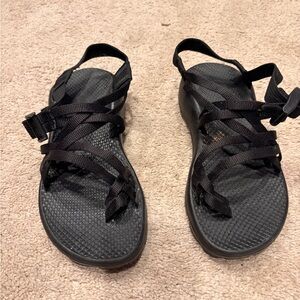 Chaco Women's Black Strappy Sandals